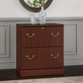 Lateral File Cabinet with Lockable Drawer and Ball-Bearing Slides