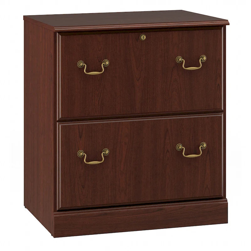 Lateral File Cabinet with Lockable Drawer and Ball-Bearing Slides