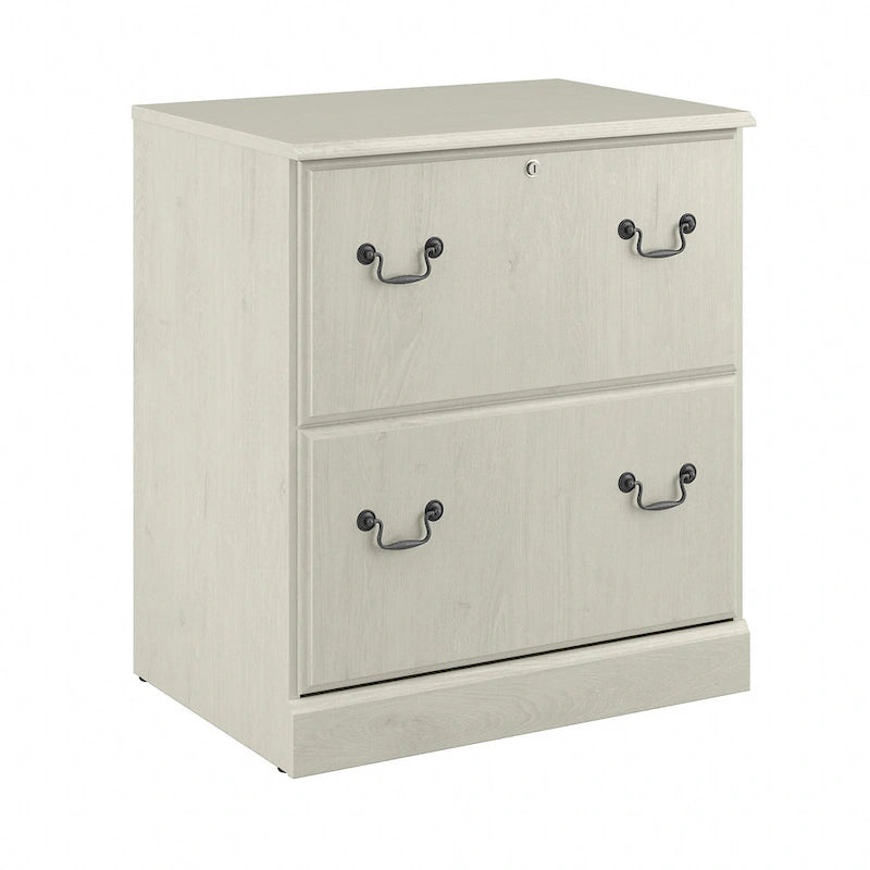 Lateral File Cabinet with Lockable Drawer and Ball-Bearing Slides