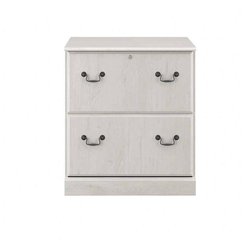 Lateral File Cabinet with Lockable Drawer and Ball-Bearing Slides