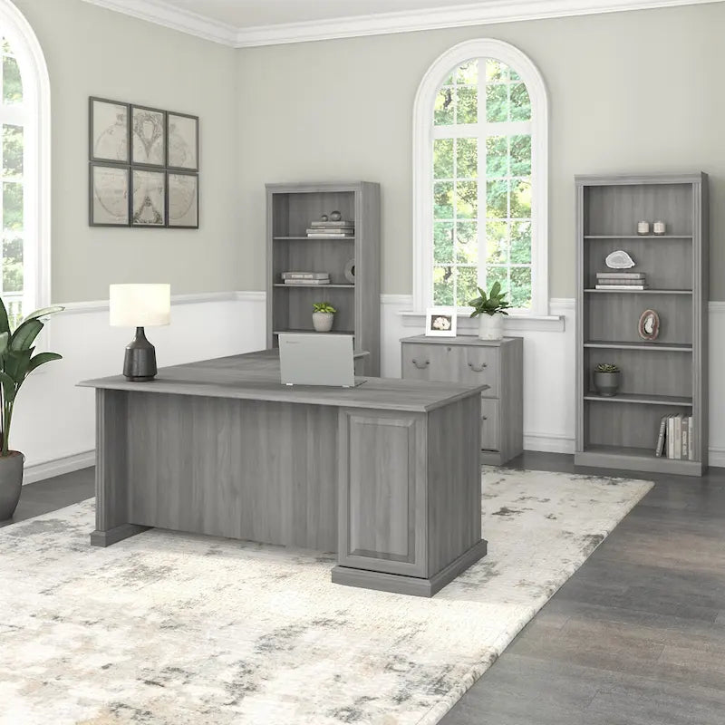 Lateral File Cabinet with Lockable Drawer and Ball-Bearing Slides