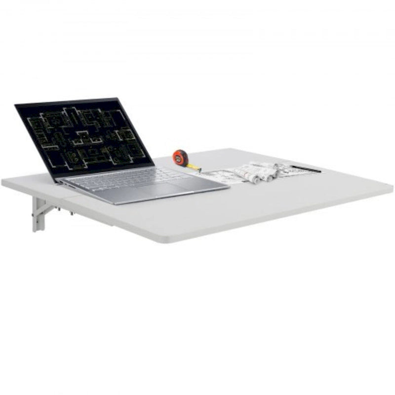 Wall-Mounted Folding Floating Desk for Home Office, Garage & Kitchen