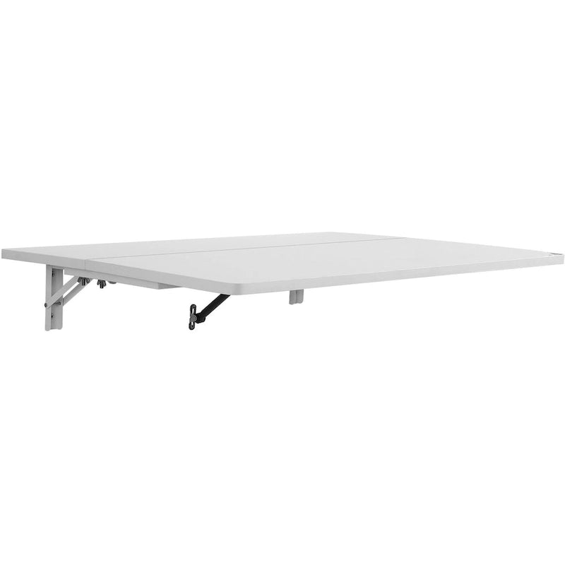 Wall-Mounted Folding Floating Desk for Home Office, Garage & Kitchen