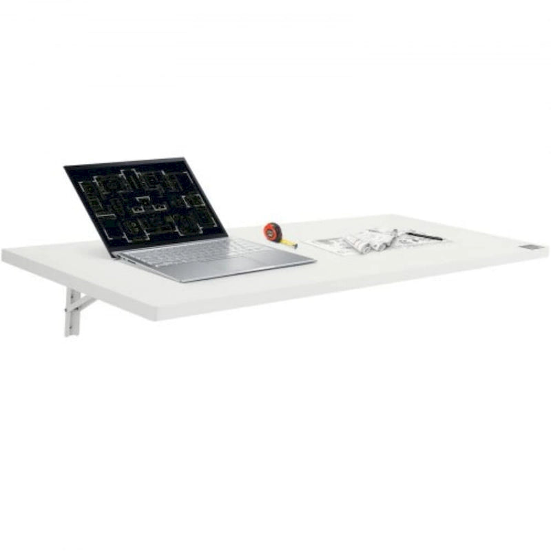 Wall-Mounted Folding Floating Desk for Home Office, Garage & Kitchen