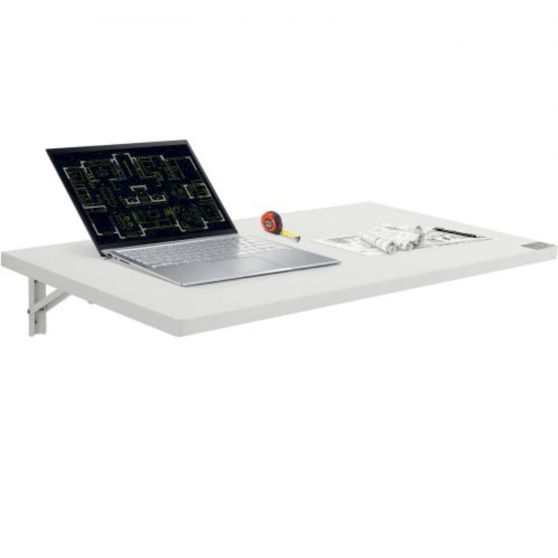 Wall-Mounted Folding Floating Desk for Home Office, Garage & Kitchen