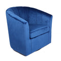 Velvet Swivel Accent Club Chair with Removable Cushion, Multiple Colors