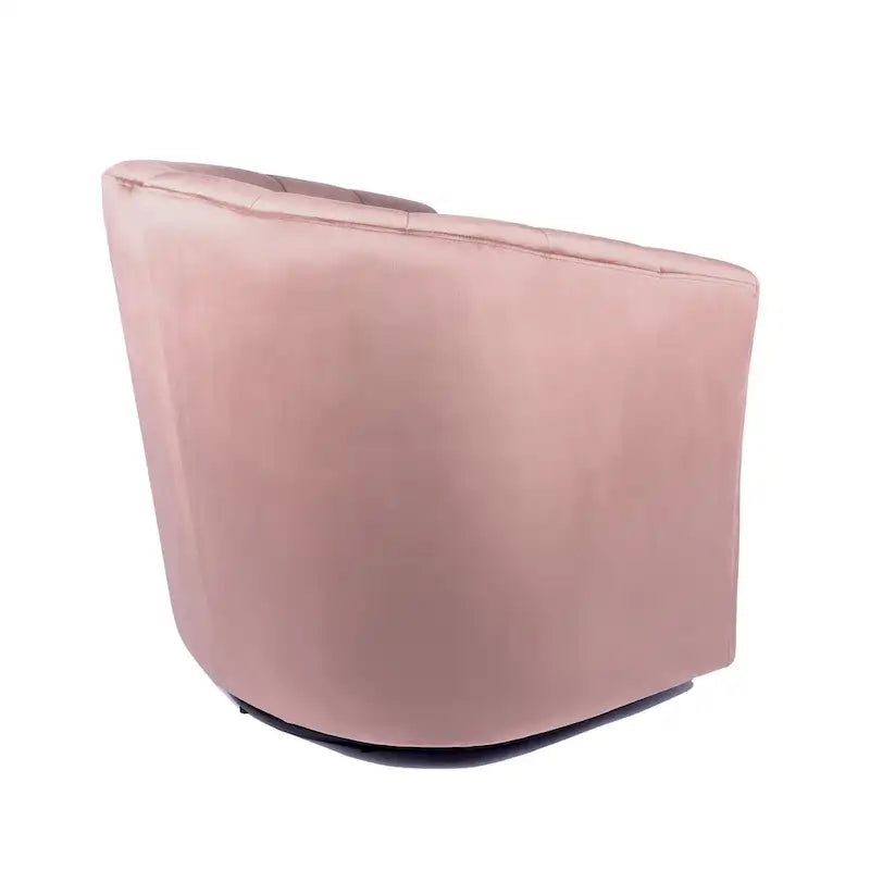 Velvet Swivel Accent Club Chair with Removable Cushion, Multiple Colors
