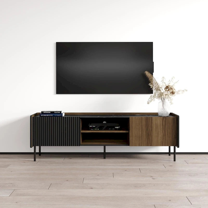 Modern Matte TV Stand for TVs up to 70 Inch — Entertainment Console