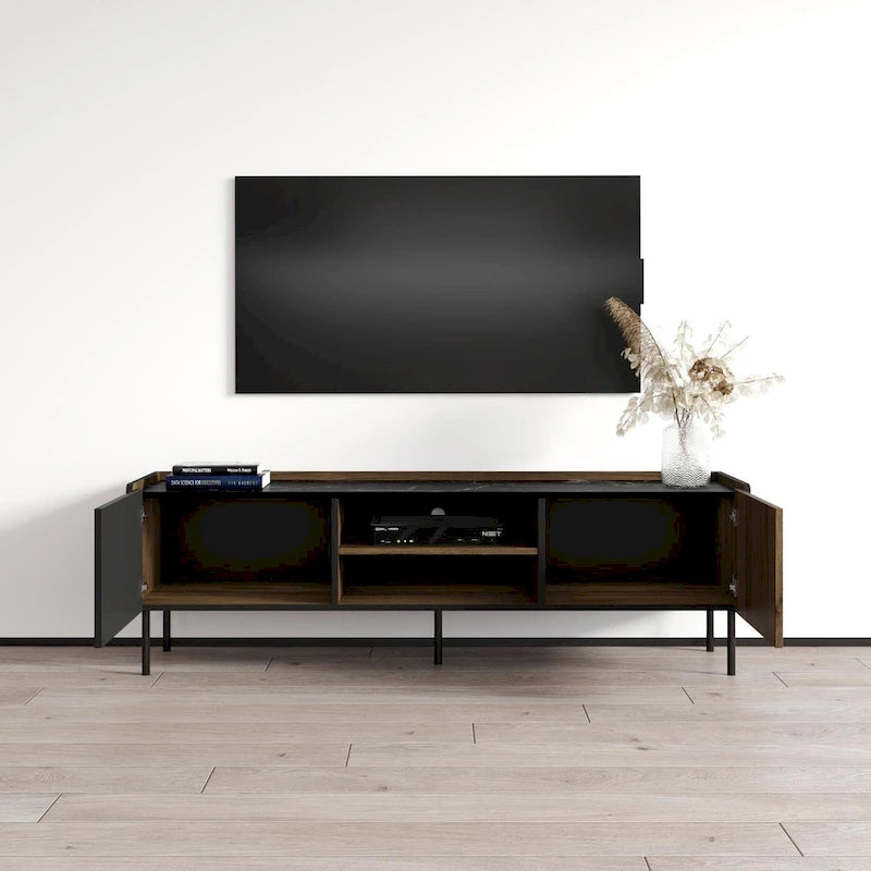 Modern Matte TV Stand for TVs up to 70 Inch — Entertainment Console