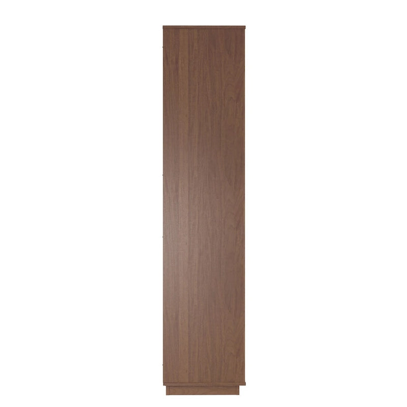 Mid-Century Modern Hall Tree with 3 Hooks, Shelf & Soft-Close Drawer