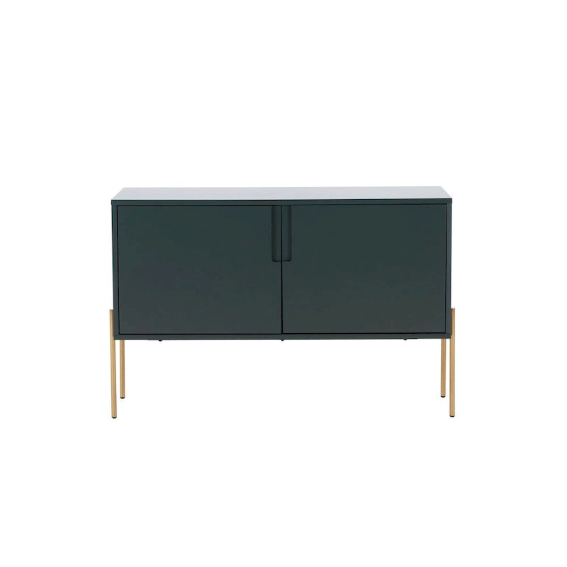 Mid-Century Modern Green Sideboard Cabinet with Storage — 48.4"