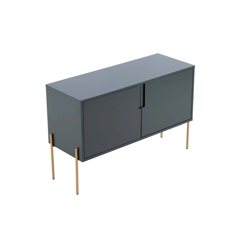 Mid-Century Modern Green Sideboard Cabinet with Storage — 48.4"